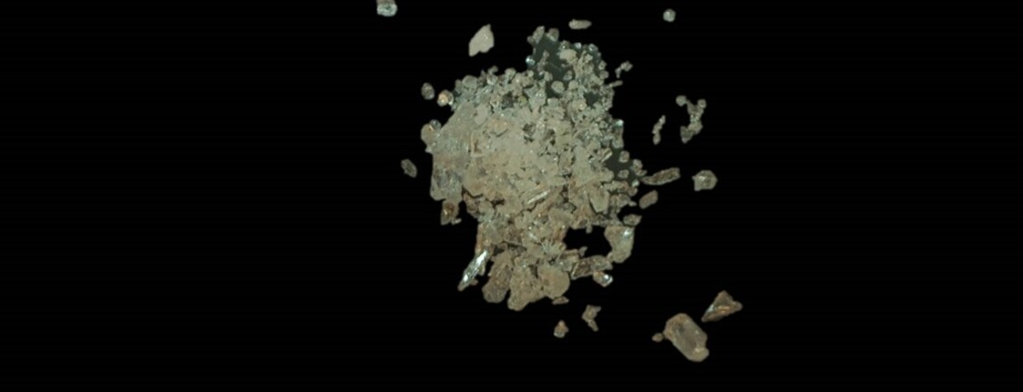 Dieses Bild zeigt eine kristalline Substanz. 