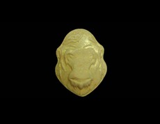 Dieses Bild zeigt eine goldene Pille in Gorilla-Form.